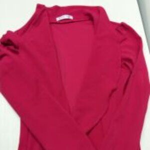 DOUBLJU Draped Rose Blazer 2X,  NWOT